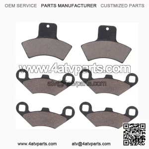 Front & Rear Brake Pads for Sportsman 500 4X4 HO Scrambler 400 Trail Blazer 250