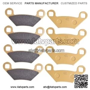 Brake Pads Kit Ceramic Fit for Polaris for Sportsman 1000 XP 2015-2021 for
