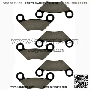 Front Rear Brake Pads for Polaris Sportsman 550 EFI Eps Touring 2010-2014
