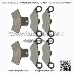 Front Rear Brake Pads for Polaris Scrambler 500 1998-2000 /Sportsman 335 1999-00