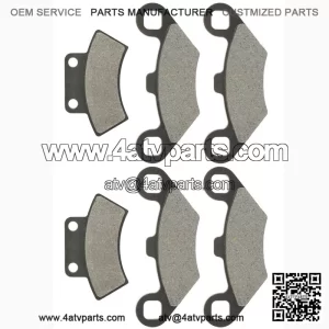 Brake Pads for Polaris Xplorer 300 4X4 1996 1997 1998 99 2000 Front Rear Brakes