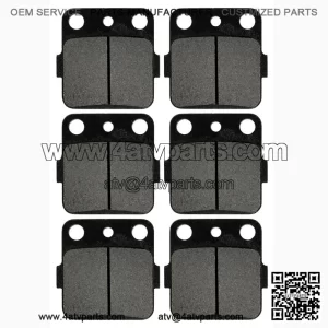 Front & Rear Brake Pads for Honda TRX300EX Fourtrax 300Ex 1993-2008