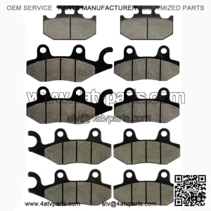 Front Rear And Middle Brake Pads for Rhino 700 YXR700F YXR 700F 2008-2013