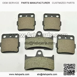 Front & Rear Brake Pads For Grizzly 660 YFM660F (2002-2008)