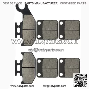 Brake Pads for Kodiak 450 YFM450 4X4 2003-2006 Front Rear Brakes