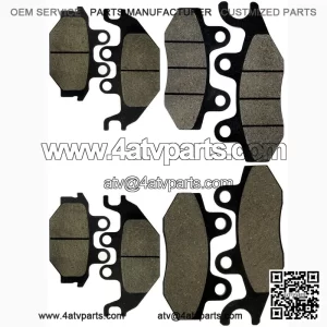 Front Rear Brake Pads for Kawasaki Mule Pro-Fx Pro-Fxt KAF820 2015-2016