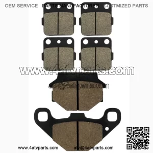 Front & Rear Brake Pads for Suzuki LT-F500F LTF500F Vinson 500 4WD 2004-2008