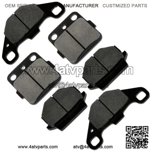 Front Rear Brake Pads for Suzuki LT250R Quadracer 250 1985 1986