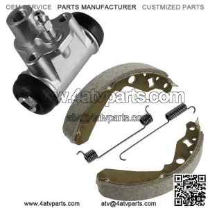 Front Brake Cylinder Left or Right with Brake Shoe for Kawasaki Mule 610 KAF400 2005-2009