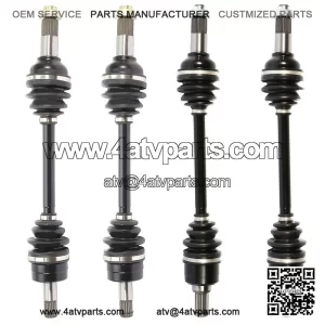 Fits Yamaha Grizzly 550 2009-2014, Front & Rear & Left & Right, 4 CV Axles